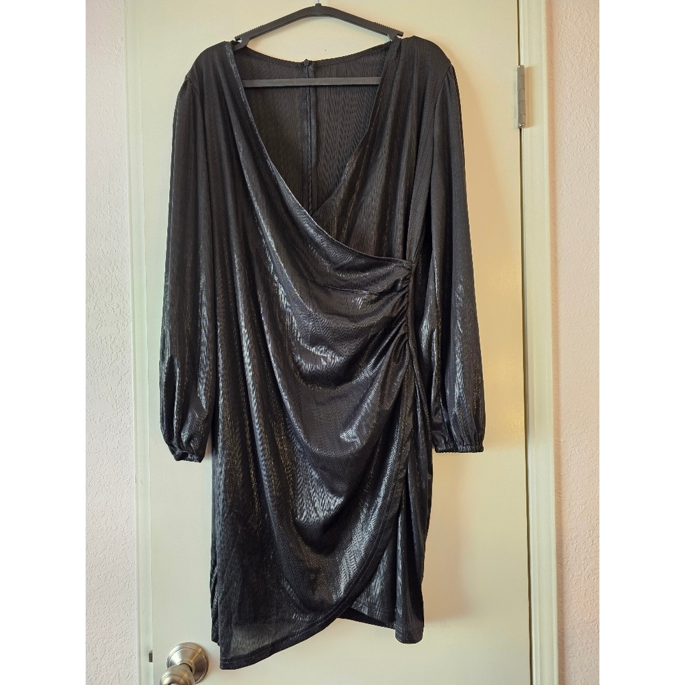Sexy Shimmering Little Black Dress